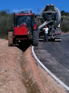 Carril del cherino - Almogia - Ejecucion de cunetas